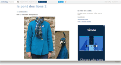Desktop Screenshot of lepontdeslions2.canalblog.com