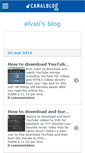 Mobile Screenshot of elvali.canalblog.com