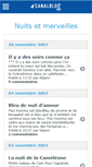 Mobile Screenshot of lunebleue.canalblog.com