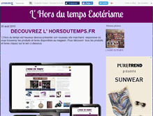 Tablet Screenshot of lhorsdutemps.canalblog.com