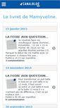 Mobile Screenshot of mamilinelelivret.canalblog.com
