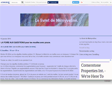 Tablet Screenshot of mamilinelelivret.canalblog.com