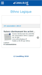 Mobile Screenshot of ethnologique.canalblog.com