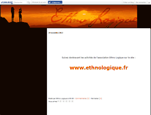 Tablet Screenshot of ethnologique.canalblog.com