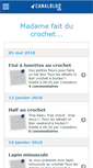 Mobile Screenshot of madamecrochet.canalblog.com