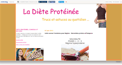 Desktop Screenshot of ladieteproteinee.canalblog.com