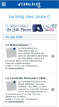 Mobile Screenshot of 2clitterature.canalblog.com