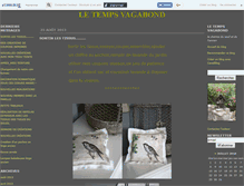 Tablet Screenshot of letempsvagabond.canalblog.com
