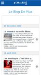 Mobile Screenshot of leblogdeplus.canalblog.com