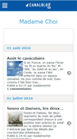 Mobile Screenshot of madamechoi.canalblog.com