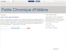 Tablet Screenshot of petitechronique.canalblog.com