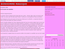 Tablet Screenshot of bonhommemagique.canalblog.com