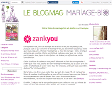 Tablet Screenshot of mariagebio.canalblog.com