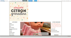 Desktop Screenshot of citrongrenadine.canalblog.com