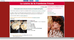 Desktop Screenshot of framboisecuisine.canalblog.com