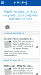 Mobile Screenshot of maospanties.canalblog.com