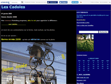 Tablet Screenshot of lescadoles.canalblog.com