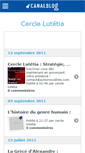 Mobile Screenshot of cerclelutetia.canalblog.com