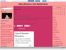 Tablet Screenshot of chezfloroco.canalblog.com
