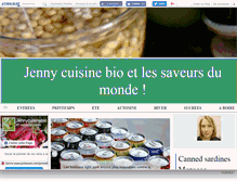 Tablet Screenshot of jennycuisinebio.canalblog.com
