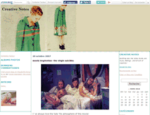 Tablet Screenshot of creativenotes.canalblog.com