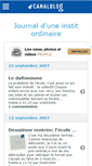 Mobile Screenshot of institordinaire.canalblog.com