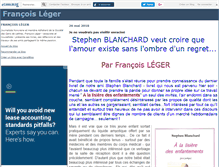 Tablet Screenshot of legerfrancois.canalblog.com