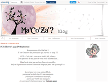 Tablet Screenshot of macoza.canalblog.com