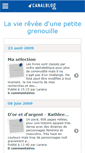 Mobile Screenshot of laranagrenouille.canalblog.com