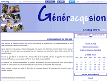 Tablet Screenshot of generacqssion.canalblog.com