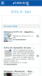 Mobile Screenshot of dplhsarl.canalblog.com