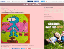 Tablet Screenshot of lerevedeclara.canalblog.com