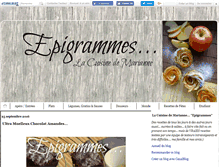 Tablet Screenshot of cuisinemarianne.canalblog.com
