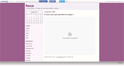 Desktop Screenshot of hexoblog.canalblog.com