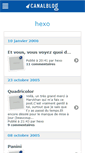 Mobile Screenshot of hexoblog.canalblog.com