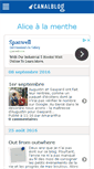 Mobile Screenshot of alicealamenthe.canalblog.com