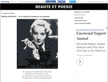 Tablet Screenshot of beautepoesie.canalblog.com