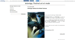 Desktop Screenshot of festivalartmode.canalblog.com