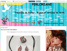 Tablet Screenshot of perloriane.canalblog.com