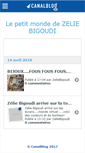 Mobile Screenshot of catherinefournea.canalblog.com