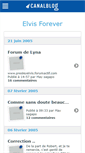 Mobile Screenshot of elvisforever.canalblog.com
