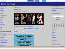 Tablet Screenshot of elvisforever.canalblog.com