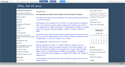 Desktop Screenshot of elleluieteux.canalblog.com