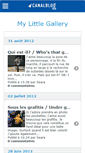 Mobile Screenshot of mylittlegallery.canalblog.com