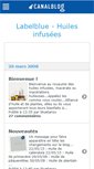Mobile Screenshot of huilesinfusees.canalblog.com