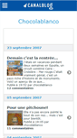 Mobile Screenshot of chocolablanco.canalblog.com