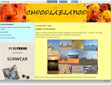 Tablet Screenshot of chocolablanco.canalblog.com