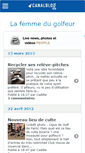 Mobile Screenshot of lafemmedugolfeur.canalblog.com