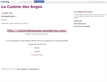 Tablet Screenshot of cuisinedesanges.canalblog.com