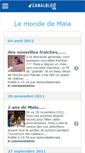 Mobile Screenshot of lemondedemaia.canalblog.com